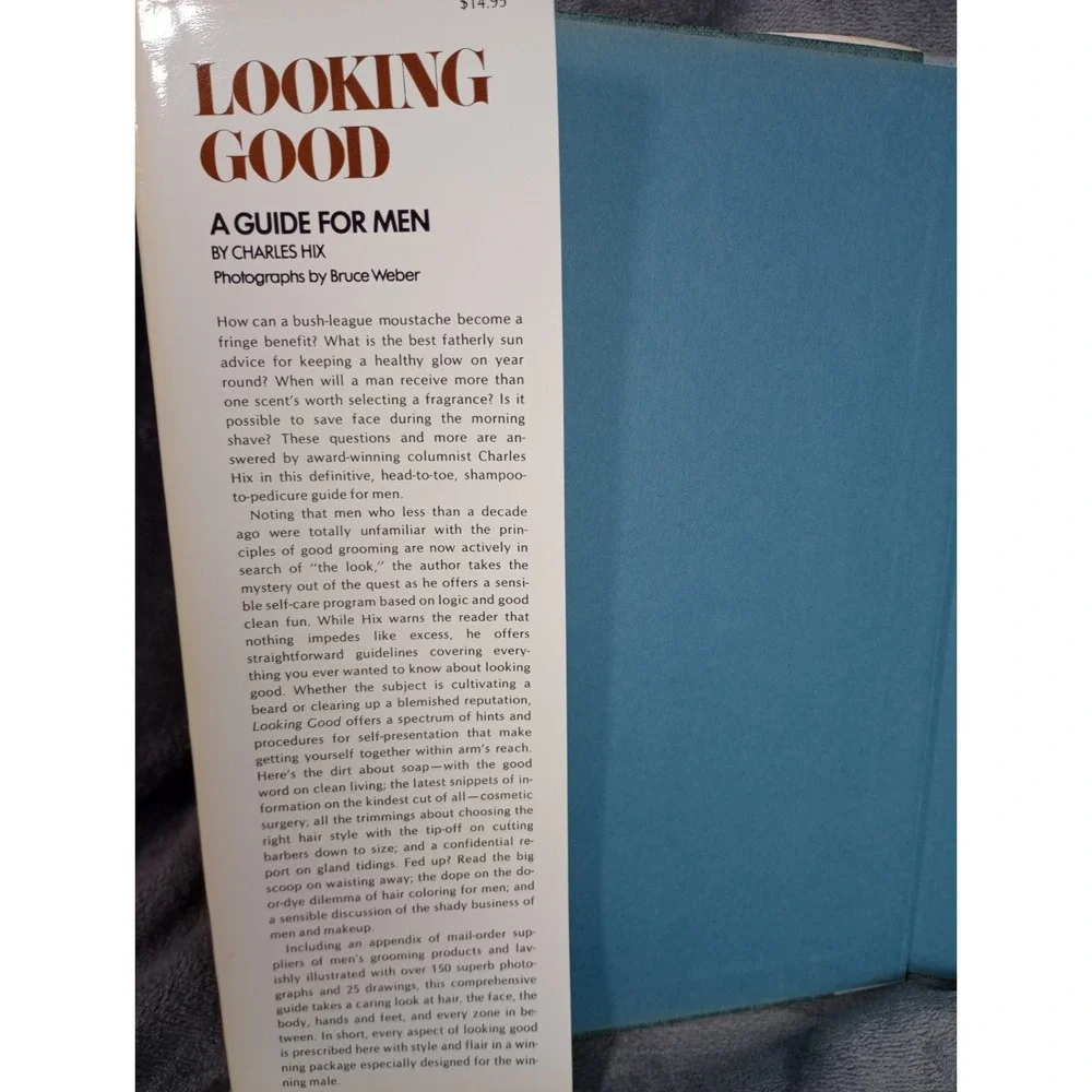 Looking Good : A Guide for Men by Charles‎ Hix (Hardcover) 1977 Bruce Weber